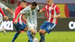Messi Selección Argentina vs. Paraguay