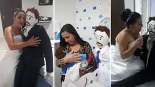 Una mujer se casó un muñeco de trapo y tuvieron un hijo