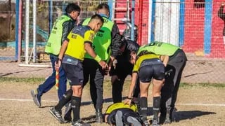 El encuentro entre Rodeo del Medio contra Guaymallén fue suspendido por agresión al árbitro