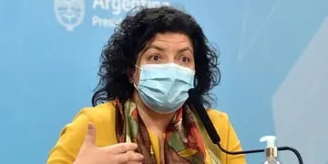 La ministra de Salud, Carla Vizzotti. (Archivo)