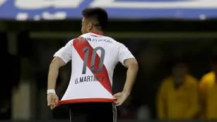  El Pity Martinez, de gran presente en el equipo de Marcelo Gallardo. 