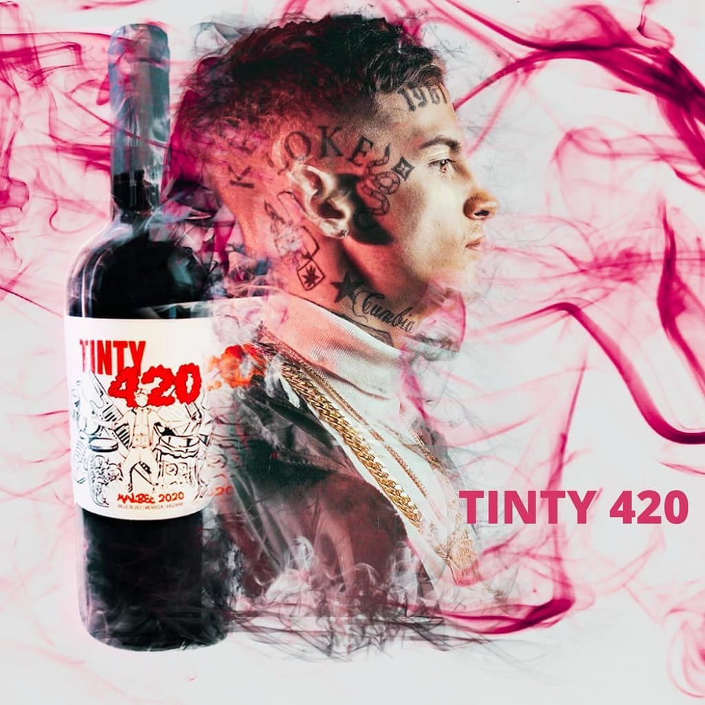 L-Gante presentó su vino mendocino "Tinty 420".