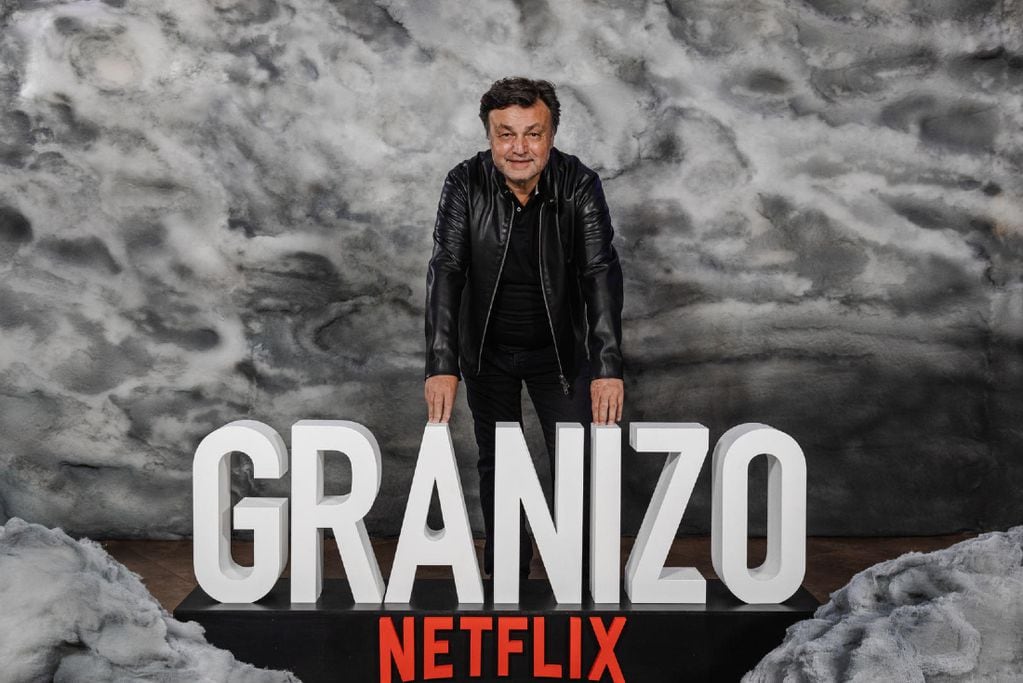 Marcos Carnevale en el lanzamiento de "Granizo". (Netflix)