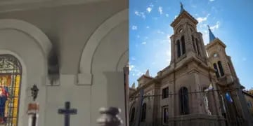 Detuvieron en Mendoza al sospechoso de arrojar bomba molotov contra una iglesia en San Luis