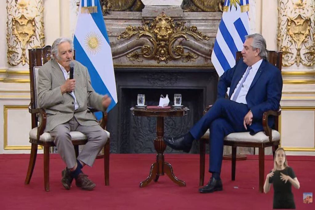 El expresidente de Uruguay expresó un emotivo discurso en Buenos Aires.