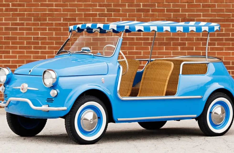 El Fiat 500 Jolly parece diseñado para alguna película, pero lo cierto es que se vendieron 100 unidades.