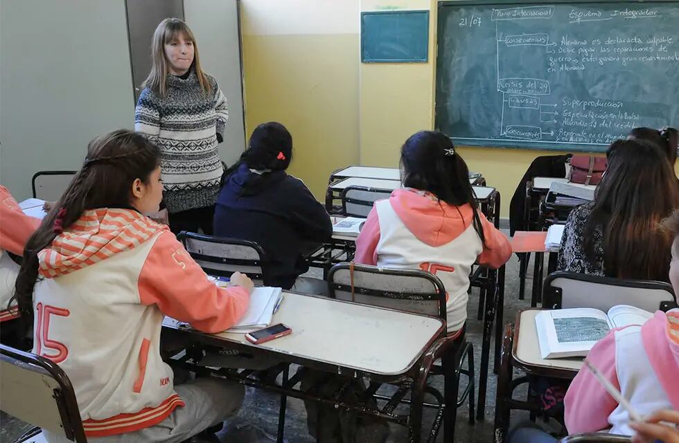 La mayoría de alumnos en esta situación son los que salen del sistema privado para pasarse al público y otros que repiten. | Imagen ilustrativa / Los Andes