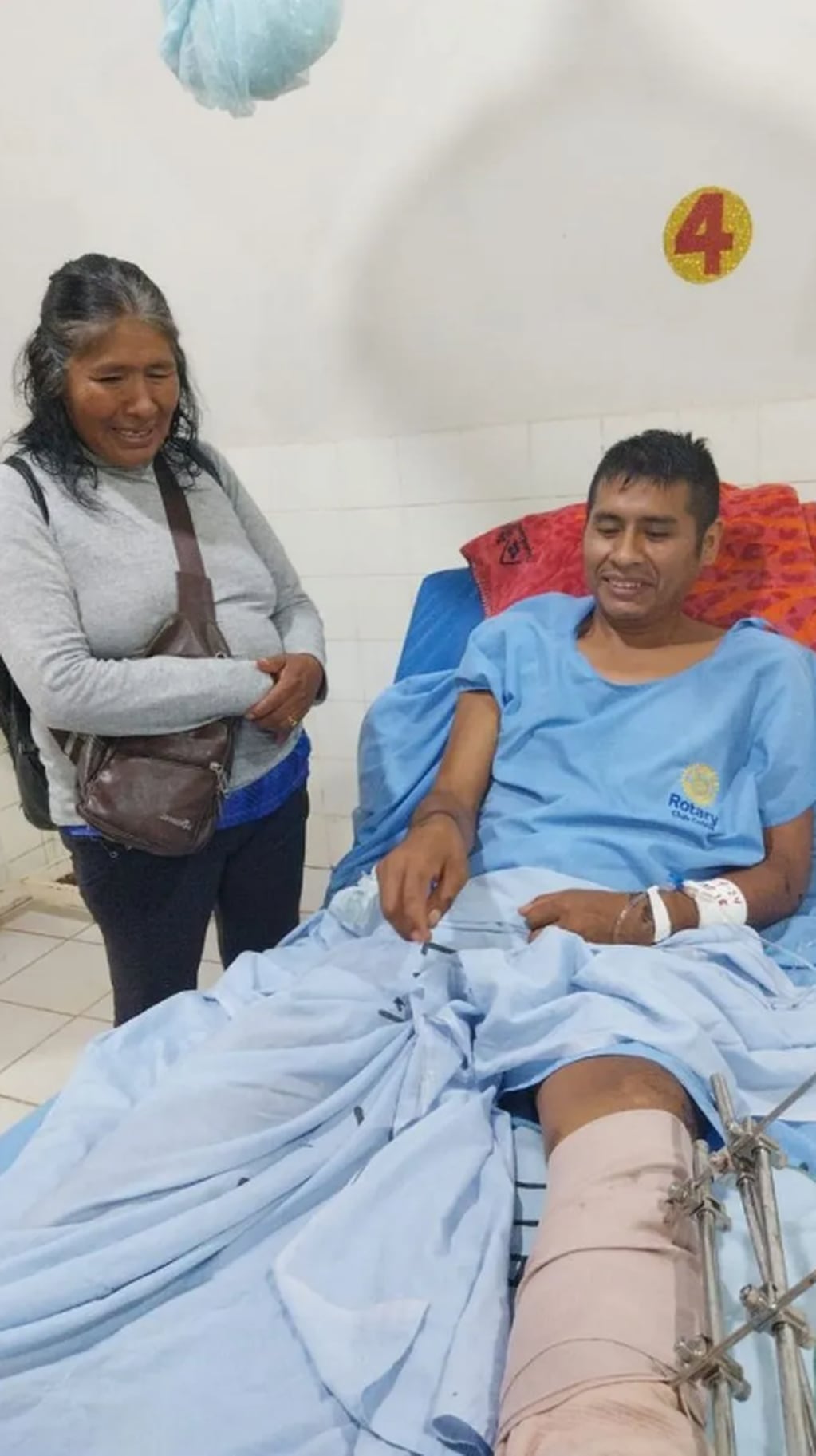 A Ángel Vicente Choque le exigen $1,5 millones para recibir atención médica. Foto: Voces Criticas