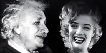 Albert Einstein y Marilyn Monroe