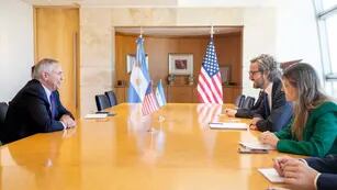 Cafiero se reunió con el embajador de EE.UU. en Argentina
