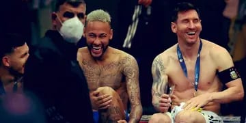 Messi, Neymar y Paredes regalaron una de las postales de la Copa América
