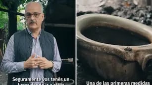 "Un lugar donde ir a cagar": el spot de campaña de Enrique Lazarte