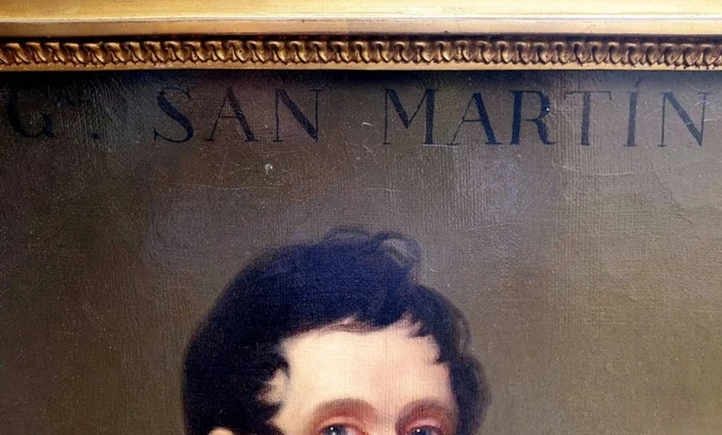 El retrato habría sido pintado a mediados del decenio de 1820, con un San Martín cercano a los 50 años.