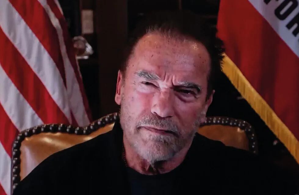 Arnold Schwarzenegger y un fuerte mensaje para Rusia. (DPA)