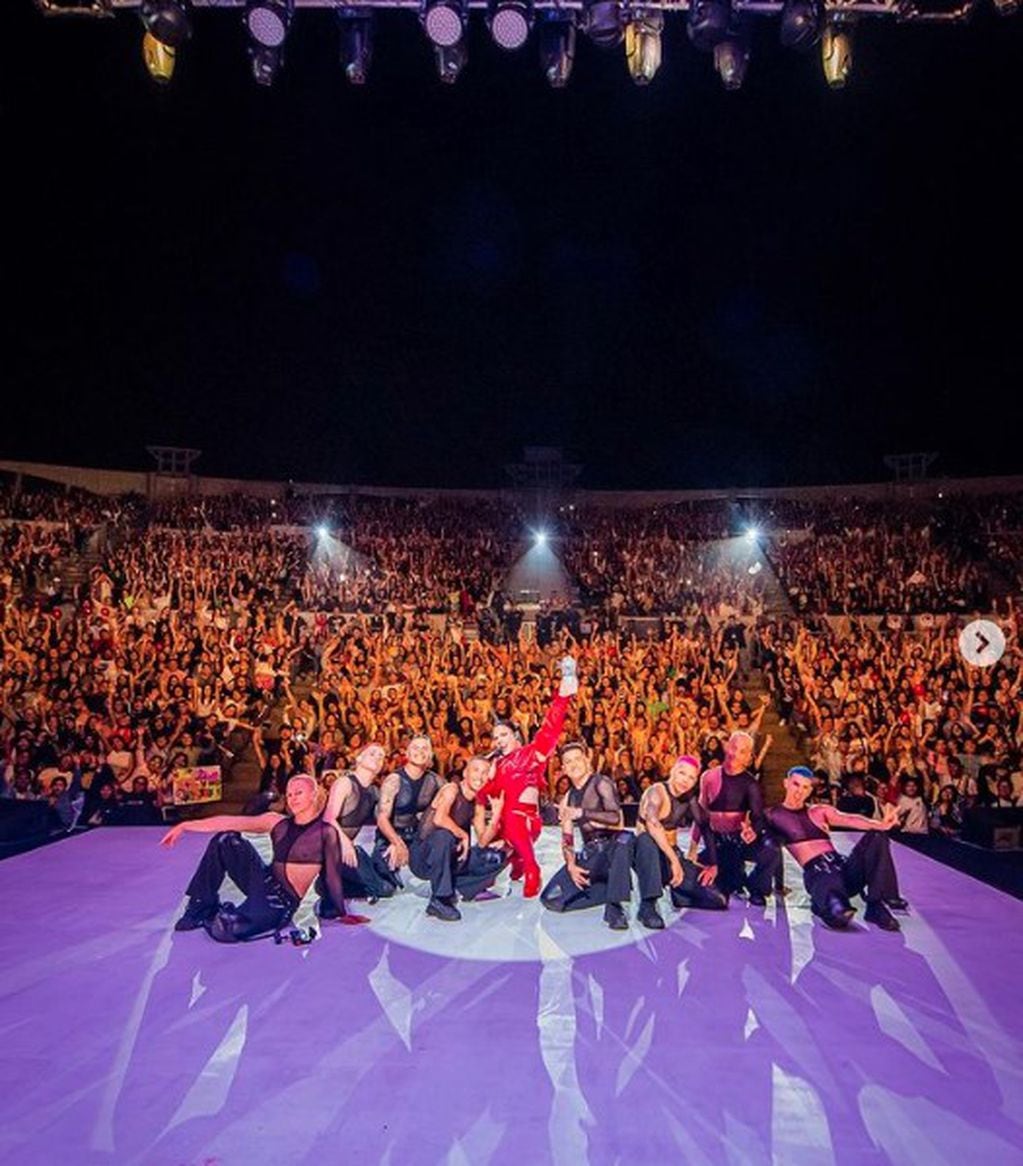 Al show asistieron más de 3 mil personas. Foto: Instagram.