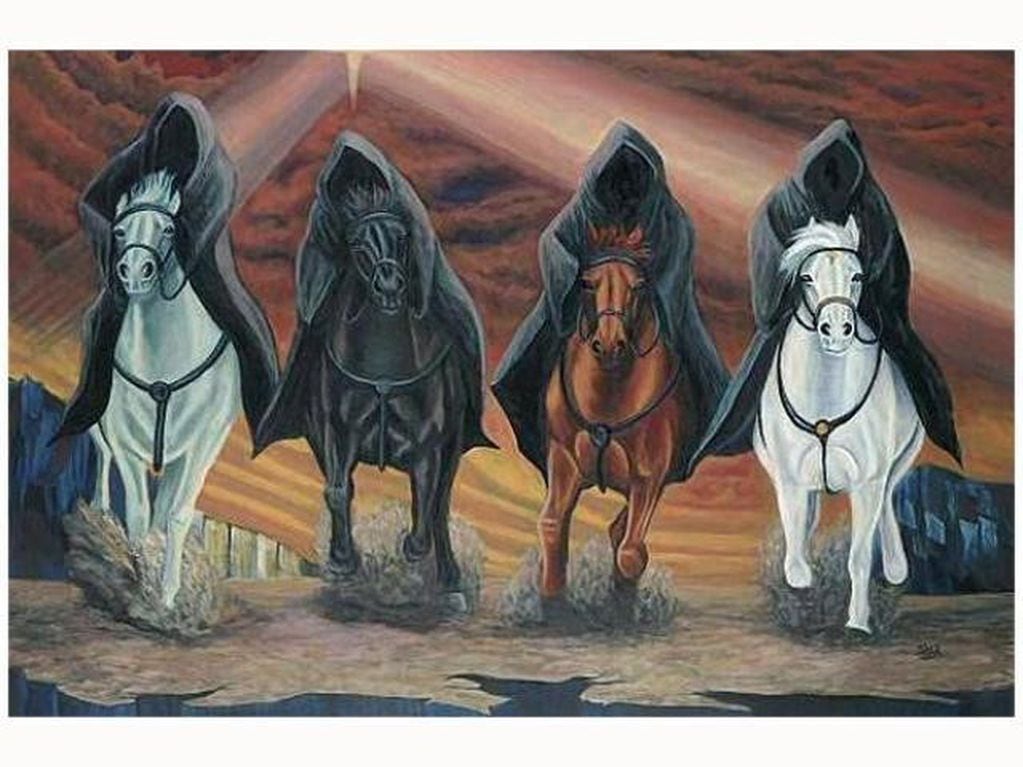 Los cuatro jinetes del Apocalipsis.