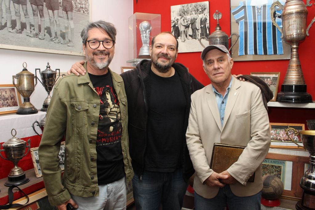 Fernando Montaña, Oscar Reina y Gustavo Capone.