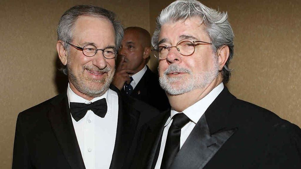 Steven Spielberg y George Lucas.