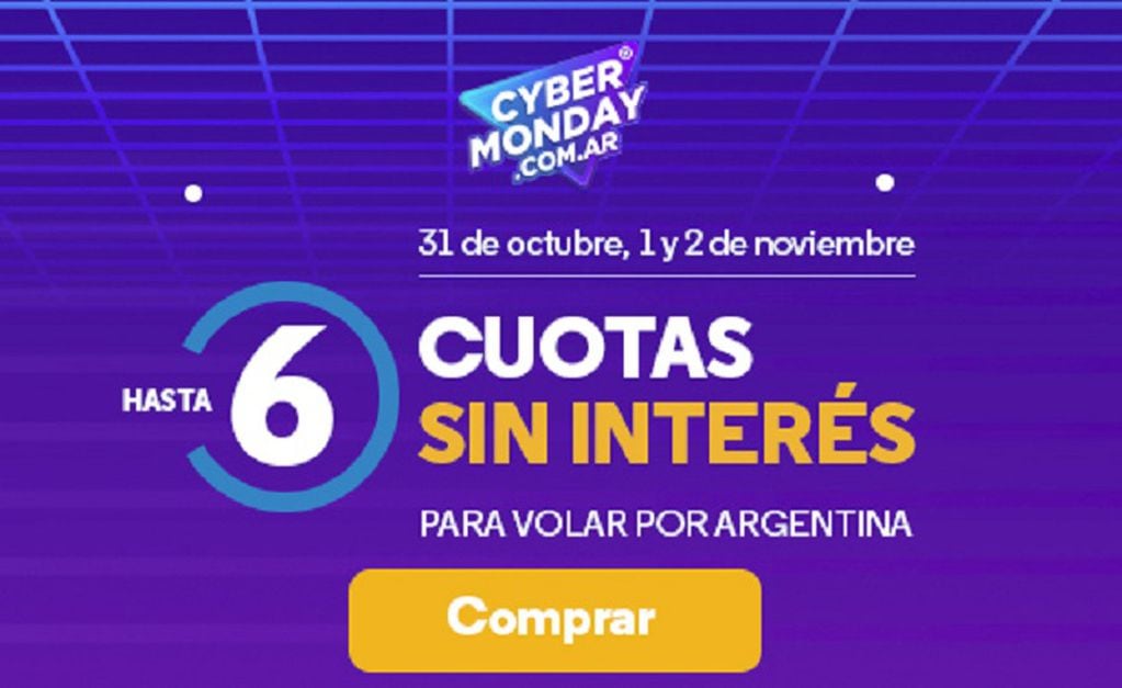 CyberMonday 2022 de Aerolíneas Argentinas