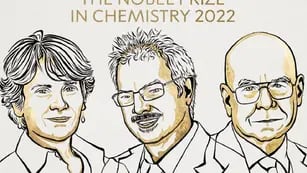 Carolyn R. Bertozzi, Morten Meldal y K. Barry Sharpless, los tres ganadores del premio Nobel de Química 2022