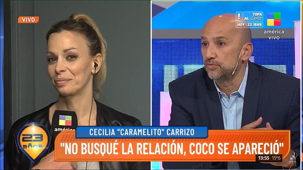 Cecilia “Caramelito” Carrizo habló de su romance con Coco Sily.