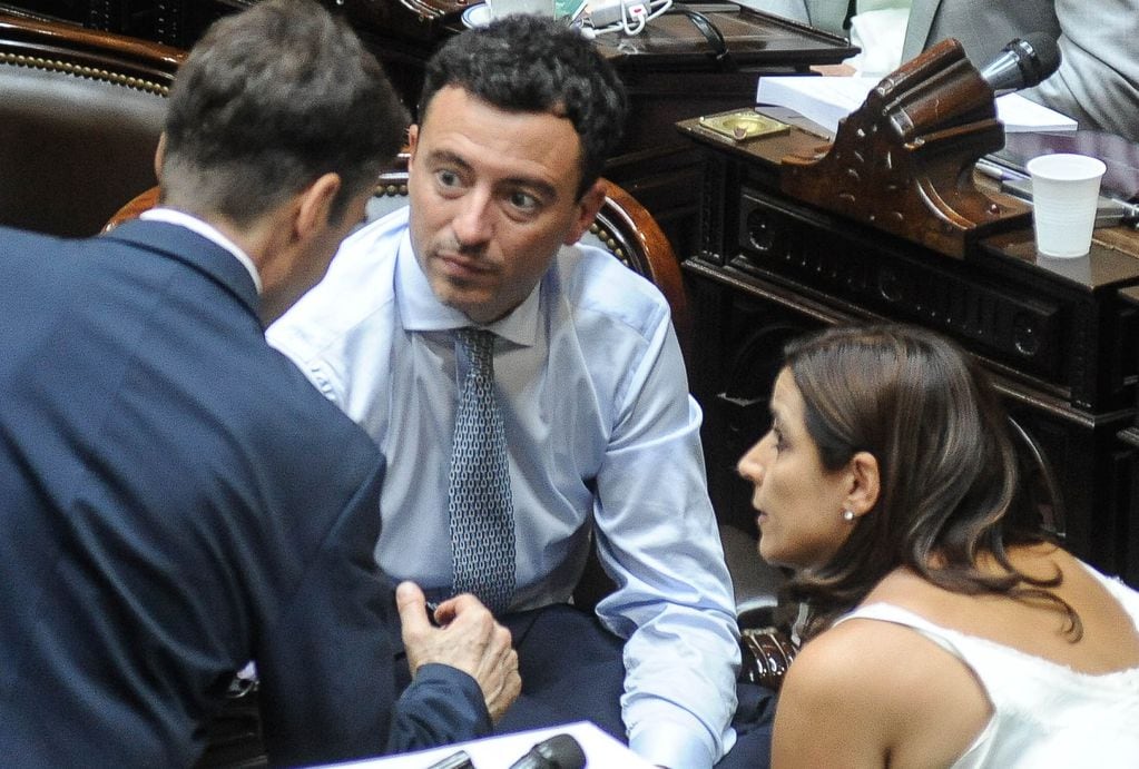 Rodrigo De Loredo en la sesión de Diputados que debatió la Ley Omnibus. Foto: Federico Lopez Claro