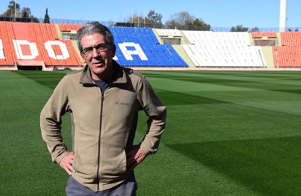 Federico Chiapetta, subsecretario de Deportes, Estadio Malvinas Argentinas. / Los Andes