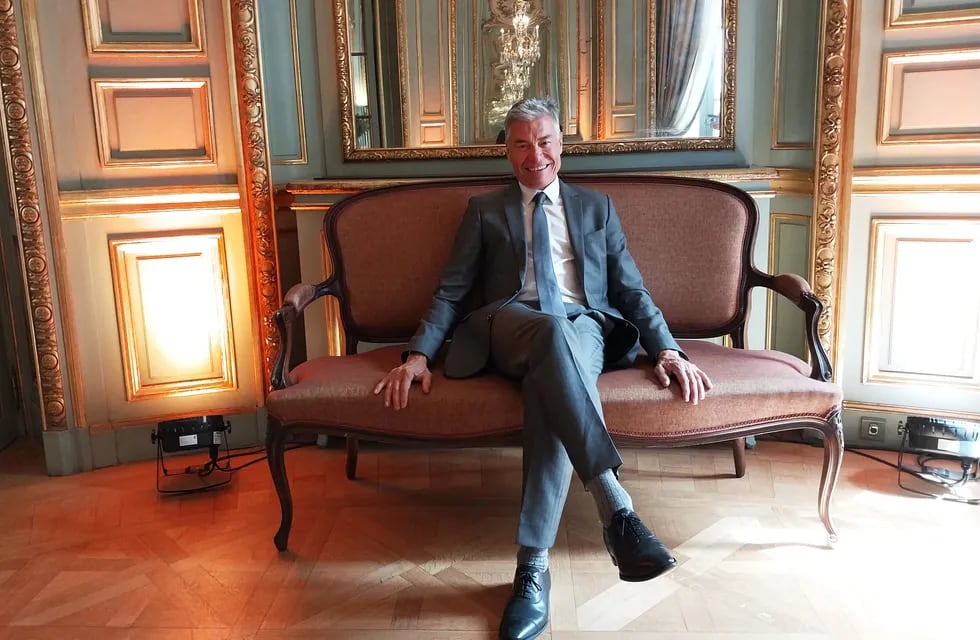 Hervé Bernie Scott, en la embajada francesa en Buenos Aires. (Javier Ferreyra/ LVI).