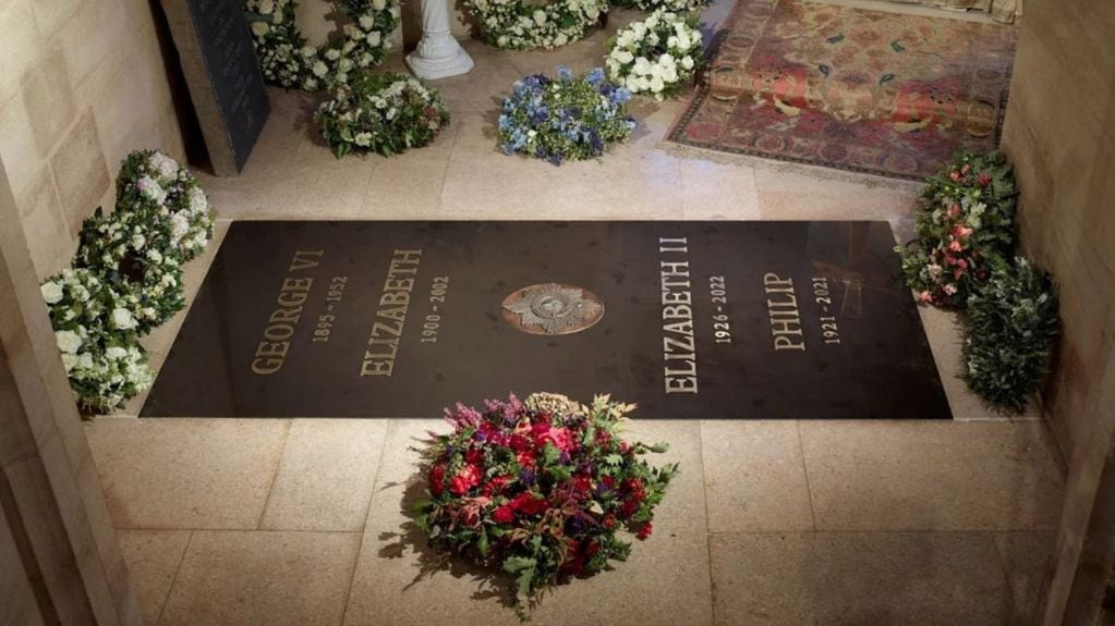 Lugar donde se encuentran los restos de la Reina Isabel II. / Foto: Reuters