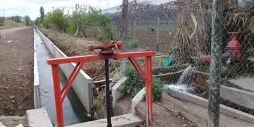 Irrigación obras en Guaymallén