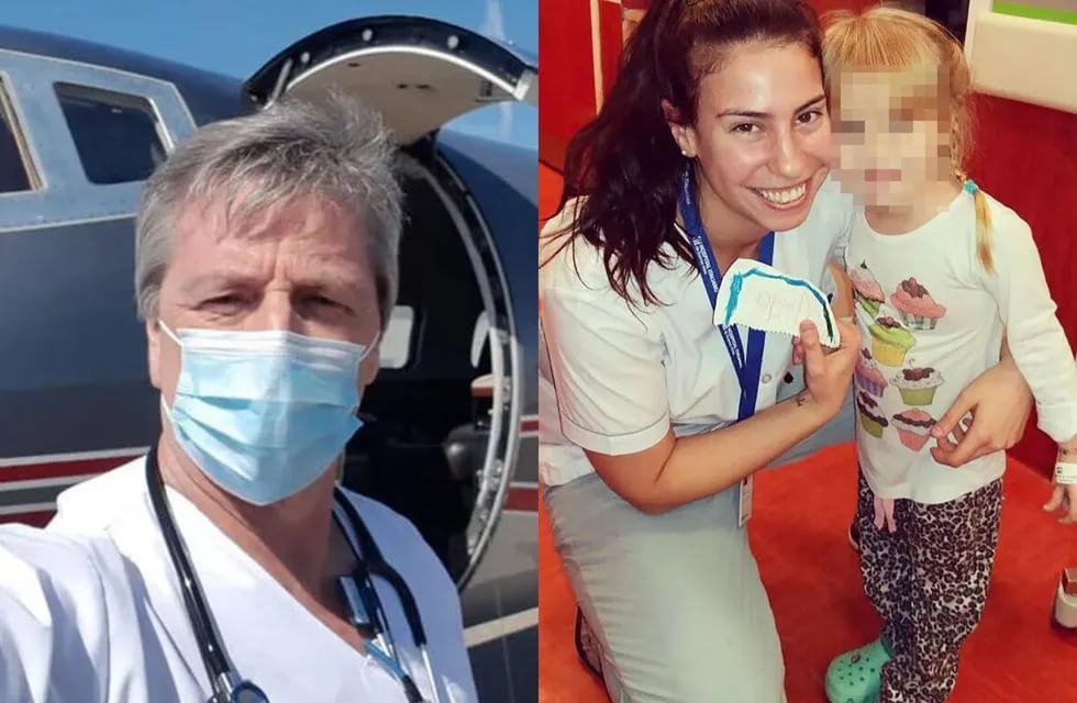 El doctor Diego Ciolfi, tenía 56 años. Denise Torres García, era la joven enfermera de 30 años. Ambos fallecieron en el accidente junto con los dos pilotos.