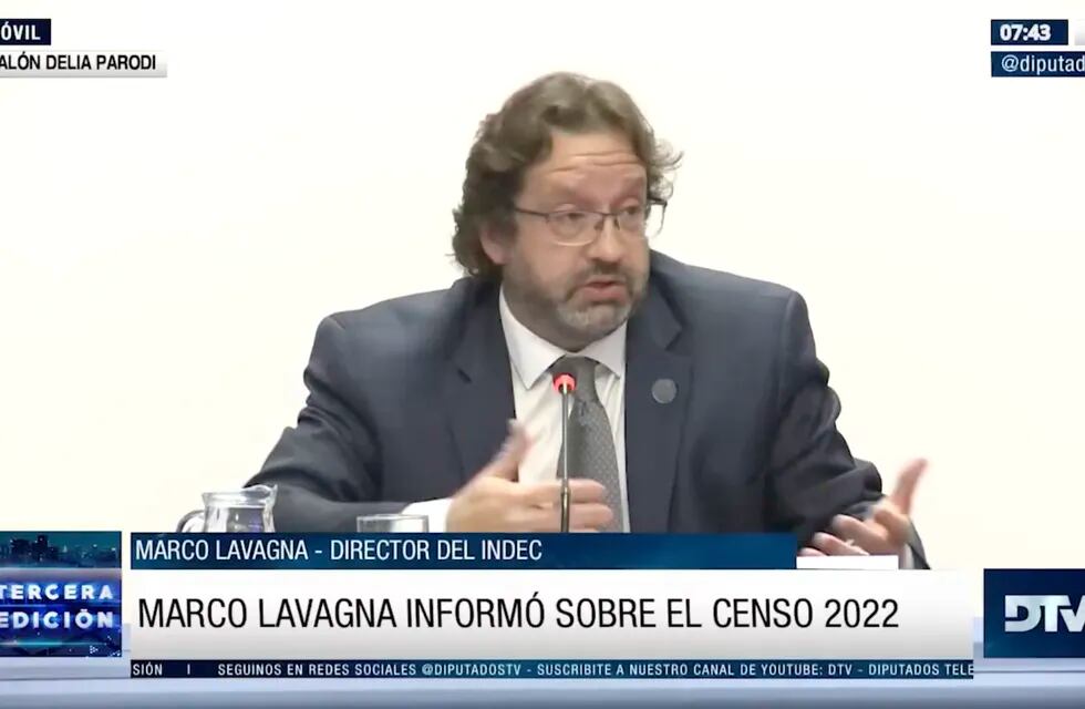 Marco Lavagna, titular del Indec, dio detalles en Diputados sobre el Censo 2022