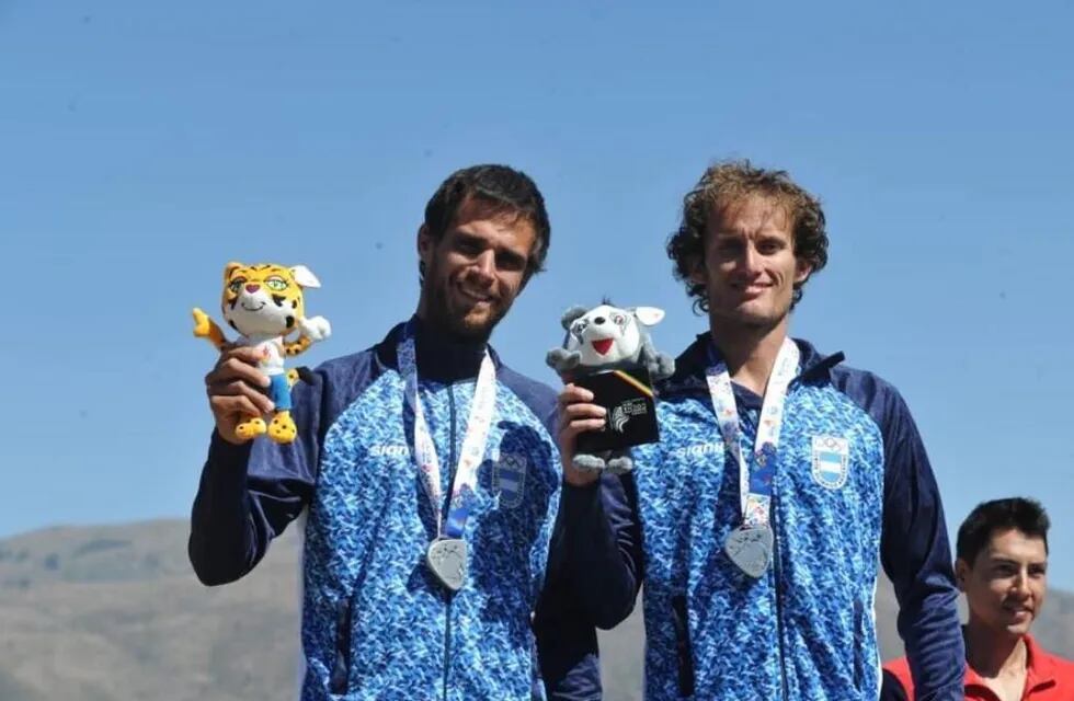 La dupla masculina de remo, conformada por Carlo Lauro y Alejandro Colomino, obtuvo la plata en los Panamericanos 2019.