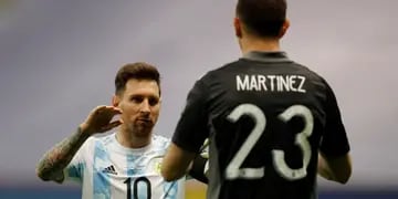 Lionel Messi elogió la actuación de Emiliano Martínez