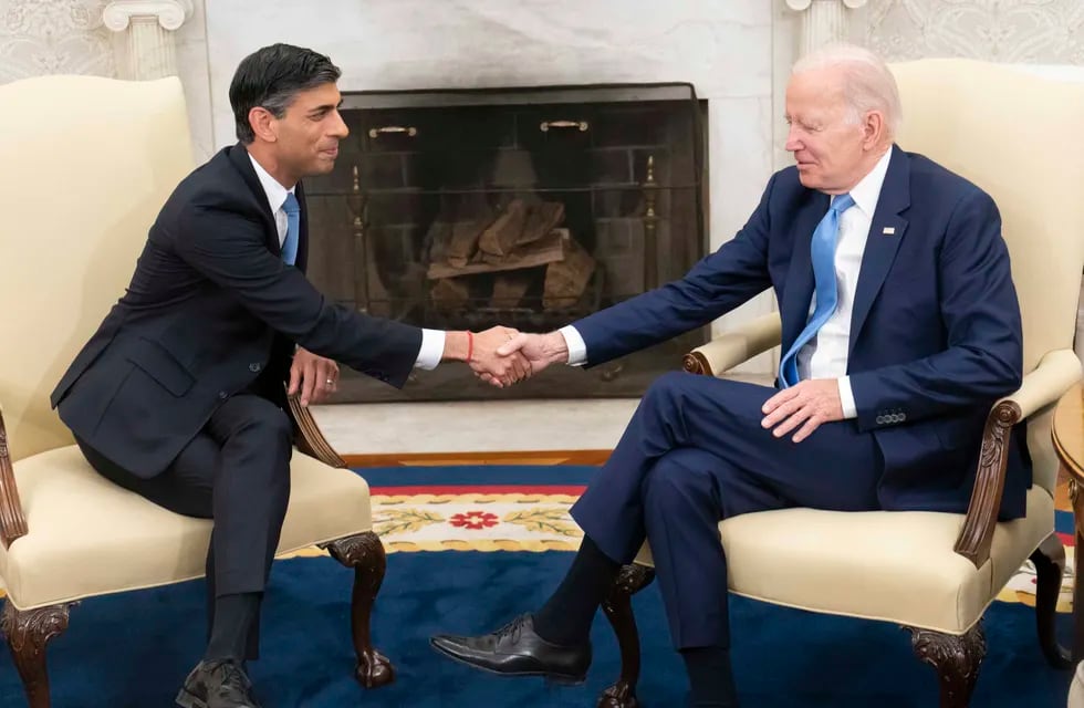 Sunak estuvo reunido con Biden en Washington el día de ayer, jueves 8 de junio, conversando sobre IA, Ucrania y economía.