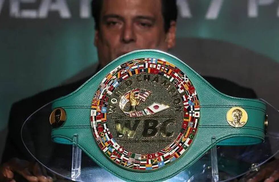 El cinturón para el ganador de Mayweather-Pacquiao tiene 3 mil esmeraldas y cuesta 1 millón de dólares