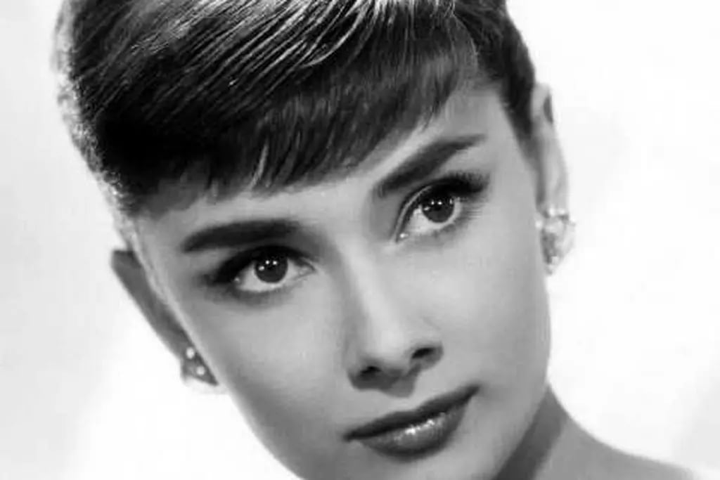Audrey Hepburn, actriz británica de la época dorada de Hollywood.