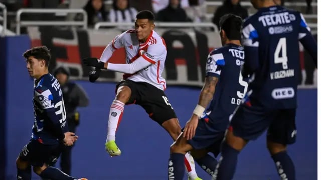 River empató 1-1 contra Monterrey