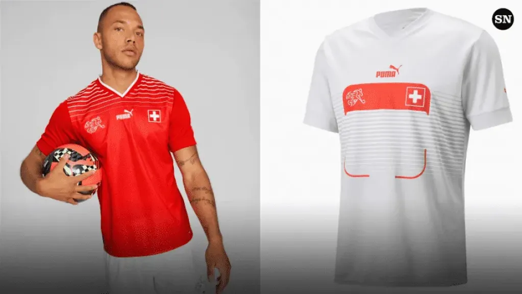 La camiseta de Suiza / Gentileza TyC Sports