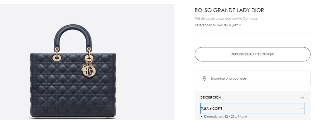 El bolso Dior de Cristina vale cerca de 8 mil dólares