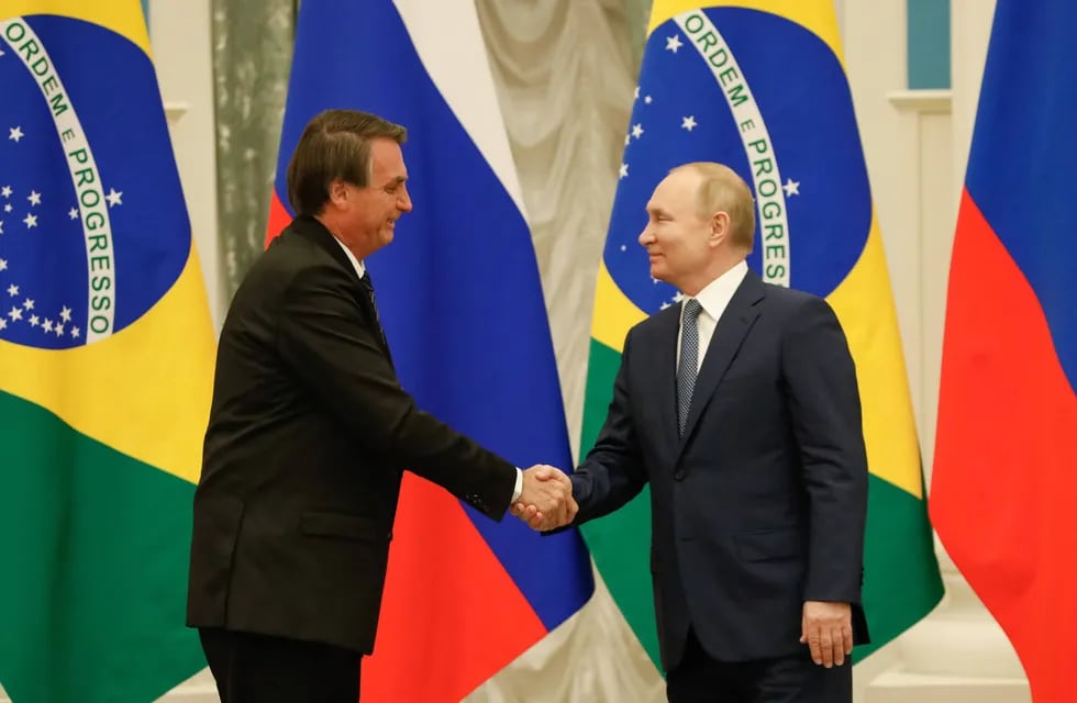 Jair Bolsonaro y Vladimir Putin, presidentes de Brasil y Rusia respectivamente. / Archivo