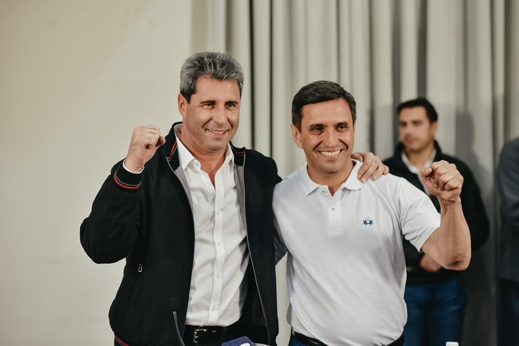 Sergio Uñac y Cristian Andino.