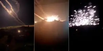 Video: un misil ruso dio un giro dio un giro de 180 grados e impactó contra la propia base desde donde se lo lanzó