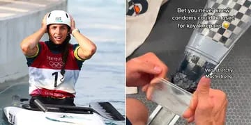 Jessica Fox utilizó su ingenio para arreglar su kayak