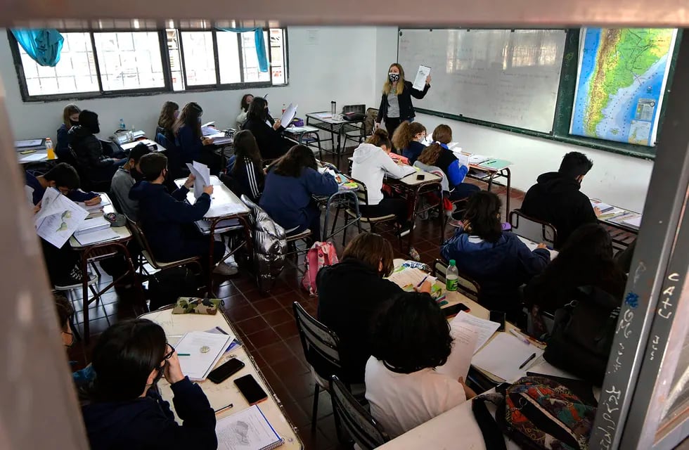 El Consejo Federal de Educación estableció un piso de 190 días de clases para 2022. Foto: Orlando Pelichotti / Los Andes