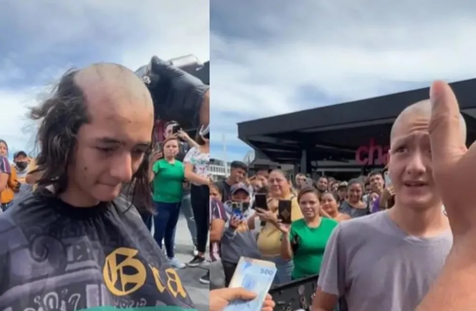 Un tiktoker retó a un joven que se encontró en la calle a cortarse el pelo con la posibilidad de ganar 15 mil pesos mexicanos. Foto: Web