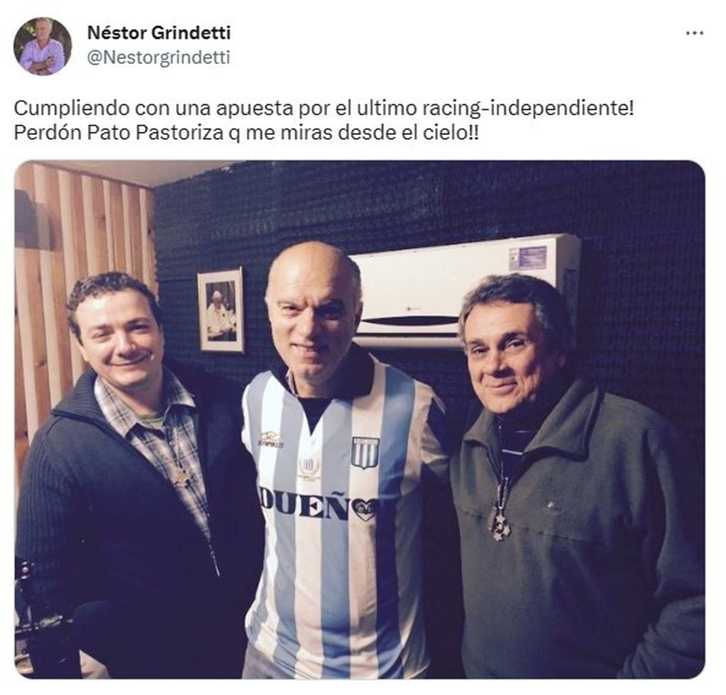 Néstor Grindetti y la foto de la polémica