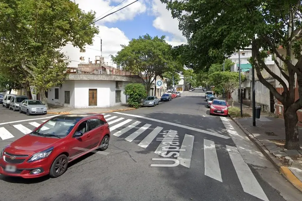 El crimen se produjo en la calle Uspallata al 2700 (Google Maps)