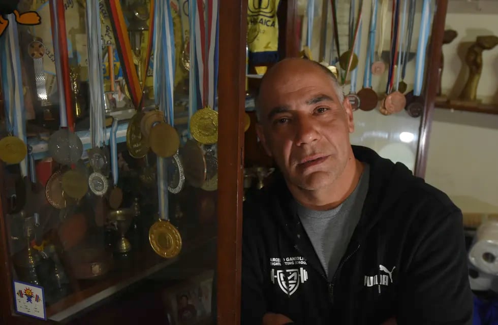 El mendocino Marcelo Gandolfo es el único pesista mendocino en haber concurrido a los Juegos Olímpicos / José Gutiérrez