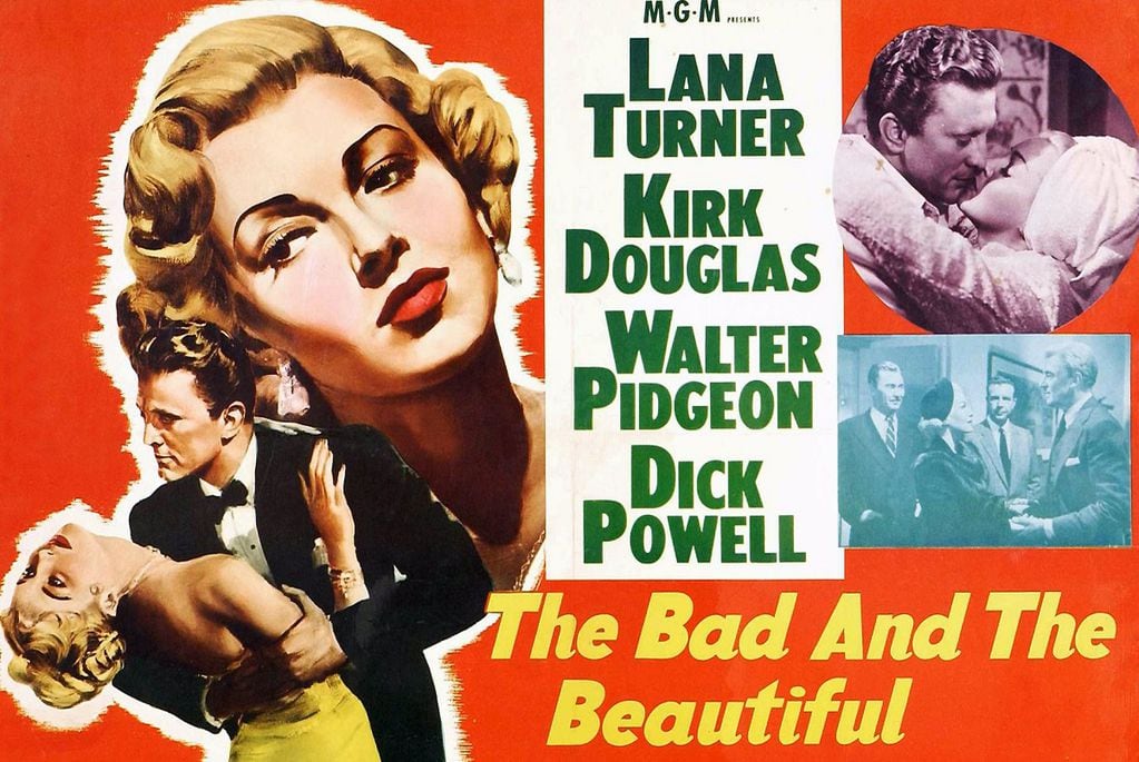 Póster de "Cautivos del mal" (The Bad and the Beautiful, 1952), de Vincente Minnelli